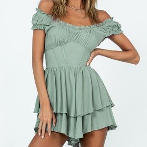 Tahiti Romper in Sage